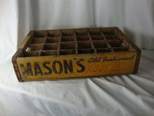 Load image into Gallery viewer, Vintage Mason's Old Fashioned Root Beer Fremont OH Shipping Wood 24 Slot Crate