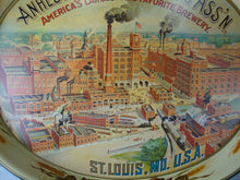 Load image into Gallery viewer, Anheuser Busch Brewing St Louis, Mo. U.S.A. Beer Oval Serving Tray