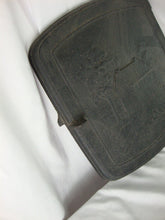 Load image into Gallery viewer, Vintage Cast Iron Wood Stove Door with Old Farm House Farm Scene
