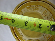 Load image into Gallery viewer, Vintage LE Smith Amber Atterbury Scroll Canister with Matching Lid
