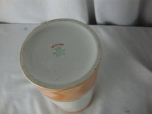 Load image into Gallery viewer, Vintage Meito Japan Orange White Luster Bird Flower Motif Vase