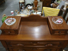Load image into Gallery viewer, Vintage Empire Four Drawer Dresser with Top Glove Drawers and Carved Wood Accents