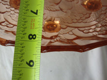 Load image into Gallery viewer, Vintage Indiana Glass Pink Glass Footed Grape Motif Fruit Bowl