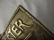 Load image into Gallery viewer, Vintage Winchester Repeating Arms Lewis Buckles Brass Belt Buckle