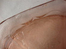 Load image into Gallery viewer, Vintage Anchor Hocking Mayfair Open Rose Pink Glass Biscuit Jar with Lid