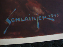 Load image into Gallery viewer, Original Issue 1945 WWII Schlaikjer "Here's Your Infantry" War Poster