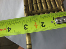 Load image into Gallery viewer, Vintage Oriental Brass Bamboo Look Boat with Sail and Votive Holder