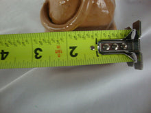 Load image into Gallery viewer, Lynn Bailey Pottery Tan Bull with Black White Pig on Back 6 Inch