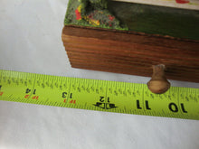 Load image into Gallery viewer, Vintage Himark Japan Wood Swiss Chalet Jewelry Music Box Rain Keeps Falling On My Head Music