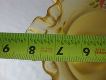 Load image into Gallery viewer, Vintage Fenton Autumn Gold Glass Handpainted Compote Bowl Dish