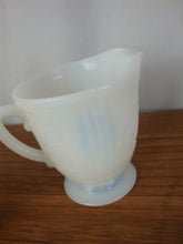 Load image into Gallery viewer, Vintage Macbeth Evans Monax Opalescent Pressed Glass Sugar and Creamer Set