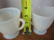 Load image into Gallery viewer, Vintage Macbeth Evans Monax Opalescent Pressed Glass Sugar and Creamer Set
