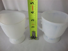 Load image into Gallery viewer, Vintage Opalescent Pressed Glass Sugar and Creamer Set
