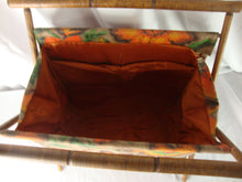 Load image into Gallery viewer, Vintage Wood Retro Fabric Foldable Sewing Craft Stand