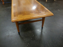 Load image into Gallery viewer, MCM Retro Lane Acclaim Walnut Veneer Dovetail Pencil Leg Coffee Table