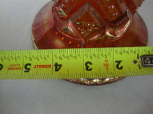 Load image into Gallery viewer, Vintage Hobstar Marigold Carnival Glass Punch Bowl BASE Only