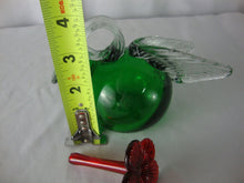 Load image into Gallery viewer, Vintage Hand Blown Glass Hummingbird Feeder Bottle