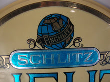 Load image into Gallery viewer, 1976 Schlitz Light Beer Special Lager Round Plastic Bar Beer Wall Mount Sign