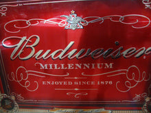 Load image into Gallery viewer, 1999 Budweiser Millennium Beer Man Cave Bar Mirror