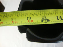 Load image into Gallery viewer, Vintage McCoy Black Ceramic Ribbon Flared Large Vase