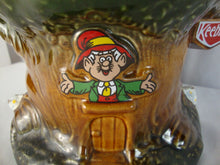Load image into Gallery viewer, 1970's Keebler Ernie Elf Ceramic Tree Cookie Jar with Lid
