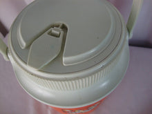Load image into Gallery viewer, Vintage Gott Esso Exxon Tiger 1/2 Gallon Orange White Water Cooler