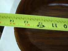 Load image into Gallery viewer, Vintage Carved Wood Oval Serving Bowl and 4 Individual Bowls Set
