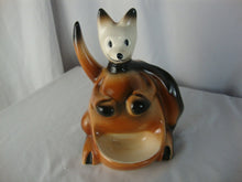 Load image into Gallery viewer, 1956 Fine Ent Ceramic Boxing Kangaroo Dresser Caddy