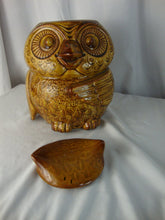 Load image into Gallery viewer, Vintage McCoy USA Brown Whooty Owl Cookie Jar