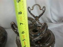 Load image into Gallery viewer, Antique JE Caldwell Silverplate Grape Motif Teapot with Warmer Stand