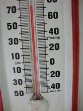 Load image into Gallery viewer, Vintage Harley Davidson Motorcycles Sales Service Metal Wall Thermometer