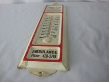 Load image into Gallery viewer, Vintage Franklin Son Memorial Chapel Metal Wall Thermometer