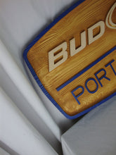 Load image into Gallery viewer, Vintage Bud Light Port Paradise Faux Wood Pool Bar Sign