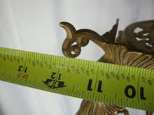 Load image into Gallery viewer, Antique French? Ornate Solid Brass Three Legged Plant Display Stand