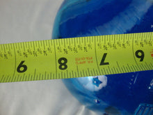 Load image into Gallery viewer, Vintage Colonial Blue Glass Freedom For Our Ship Eagle Motif Decanter with Ball Stopper