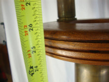 Load image into Gallery viewer, WWI Large Artilillery Trench Art Floor Lamp Fifth Year Anniversary Engraving