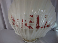 Load image into Gallery viewer, 1950s Shell Gas Milk Glass Clamshell Gas Pump Globe
