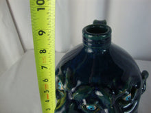 Load image into Gallery viewer, Marvin Bailey SC Folk Art Pottery Dark Blue Green Streaked Double Ugly Face Jug