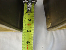 Load image into Gallery viewer, Vintage Brass Metal Ship Wheel and Anchor with Rope Bookend Pair