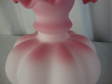Load image into Gallery viewer, Vintage Fenton Satin Pink Melon Ruffled Edge Flower Vase
