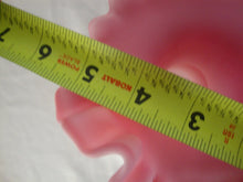 Load image into Gallery viewer, Vintage Fenton Satin Pink Melon Ruffled Edge Flower Vase