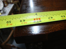 Load image into Gallery viewer, Antique Curved Glass Front Wood Shelves Display Cabinet