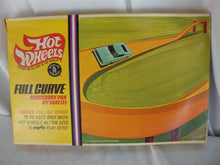 Load image into Gallery viewer, 1960s Hot Wheels Full Curve Accessory Pack Mattel 180 Curve Toy Track Piece Original Box Plus Extra 90 Curve Track Piece