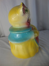 Load image into Gallery viewer, MCM Retro Bisque Lady Pig with Flowers Apron Two Piece Kitchen Cookie Jar