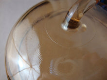 Load image into Gallery viewer, Vintage Jeanette Glass Marigold Carnival Glass Apple Candy Dish with Lid