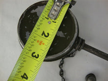 Load image into Gallery viewer, Vintage Metal Military Green Banjo Style Gun Oiler Oil Can