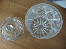 Load image into Gallery viewer, Vintage Brilliant Cut Crystal Biscuit Jar with Lid