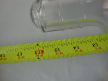 Load image into Gallery viewer, Vintage Clear Glass Rolling Pin Bottle with Metal Screw End Lid