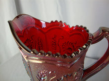 Load image into Gallery viewer, Vintage Imperial Glass Sunset Carnival Field Flower Pattern Pitcher