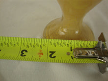 Load image into Gallery viewer, MCM Art Glass Gold Sparkle Glass Base with Brass Lighter Insert
